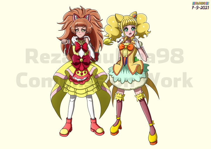 Cure Leona and Cure Sparkle Commission