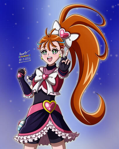 Manatsu as Cure Black